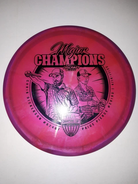 Buzzz Major Champions Chris Dickerson Paige Pierce Discraft (5 4 -1 1) Disc Golf