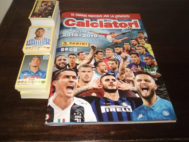 Mancolista album figurine calciatori panini 2018/19 nuove a soli €0,20