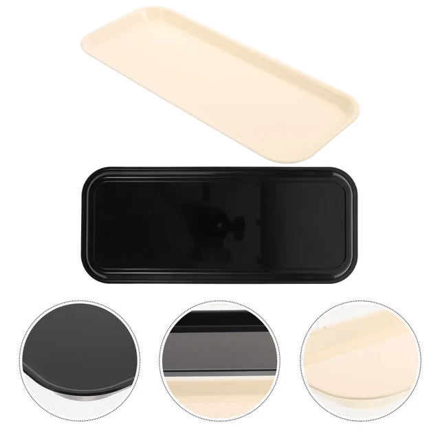 2 pz latta per torta plastica vassoio bianco vassoio da dessert vassoio display