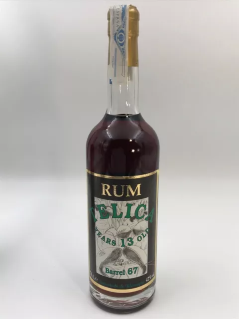 RHUM RUM RON TELICA 13 YEARS OLD BARREL Nº 67  VOLCANO COLLECTION 42% 70cl.