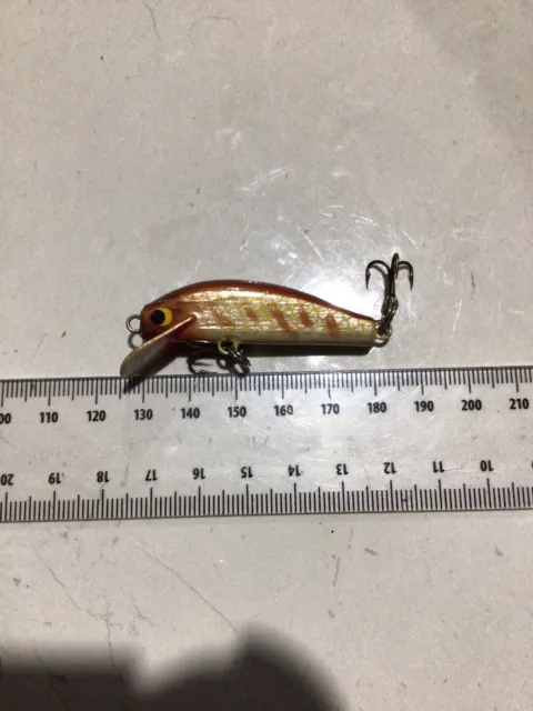 VINTAGE, RARE, KILLALURE, Timber Trout Fishing Lure Redfin Perch