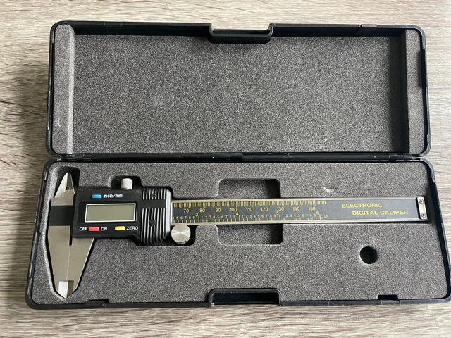 🔥 Whitworth 0-150Mm Metr-Iso Electronic Digital Caliper 6In Stainless Hardened