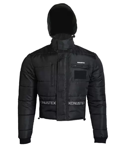 Giacca Per Il Tiro Dinamico Sportivo Unisex Impermeabile Nera Konustex Jacket