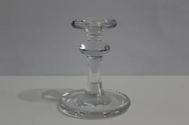 Holmegaard Glas Kerzenständer Design Denmark 70s Candlestick Hunter