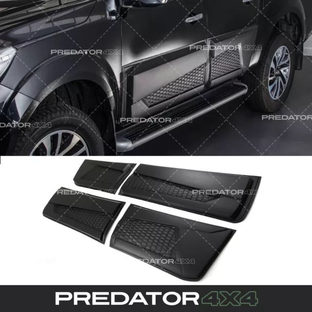 Mattschwarz Untere Türverkleidung Körperverkleidung Kit Für Nissan Navara D23 Np300 14-20