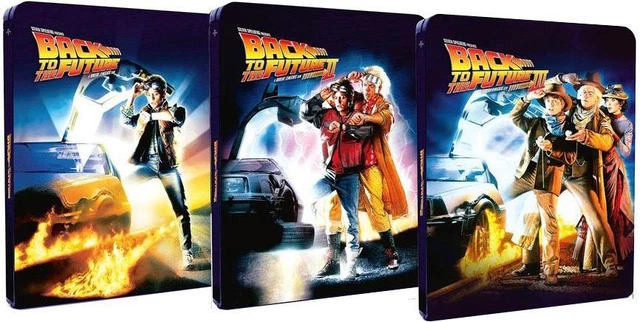BACK TO THE Future Trilogy (4K Ultra HD + Blu Ray Steelbook) Part 1 2 3 ...