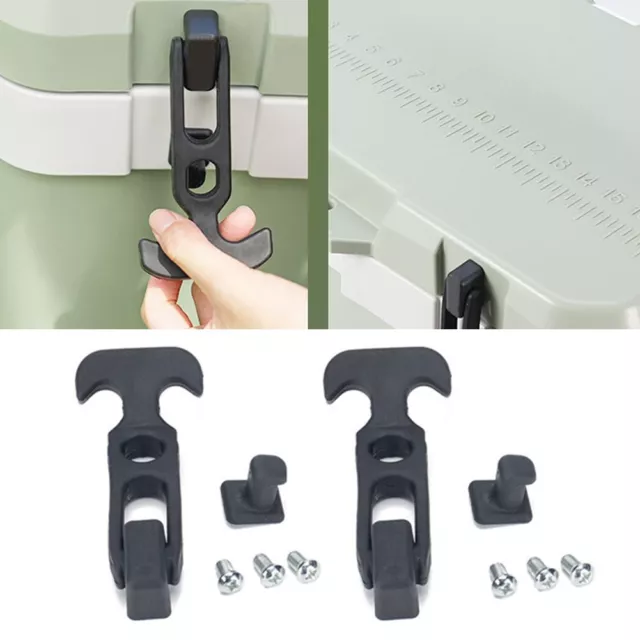Secure Rubber T Handle Draw Latch Set for Off Road Vehicles and Cooler Cart