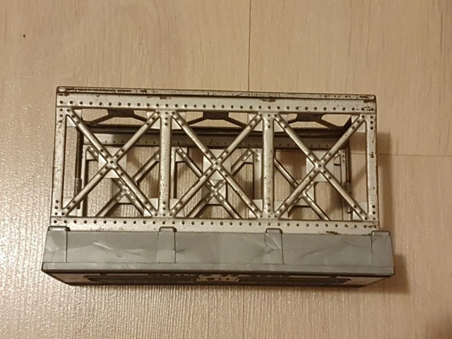 JOUEF -   PONT  METALLIQUE  +  TABLIER  A 1 VOIE - Ech HO - 15 cm  -