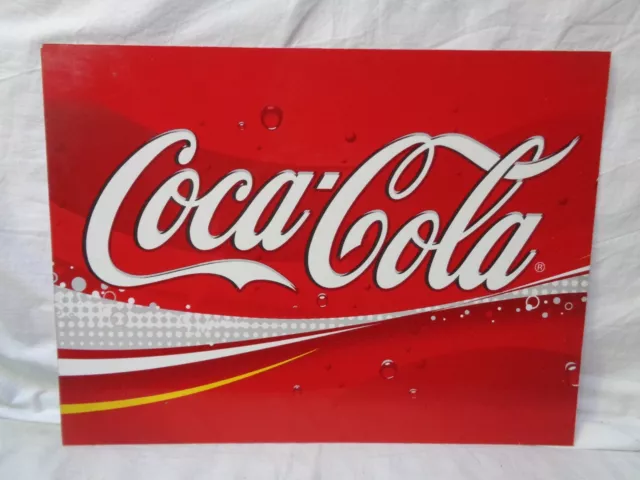 Coca Cola Insegna Targa Cartello Bifacciale Pubblicitario Modernariato Vintage