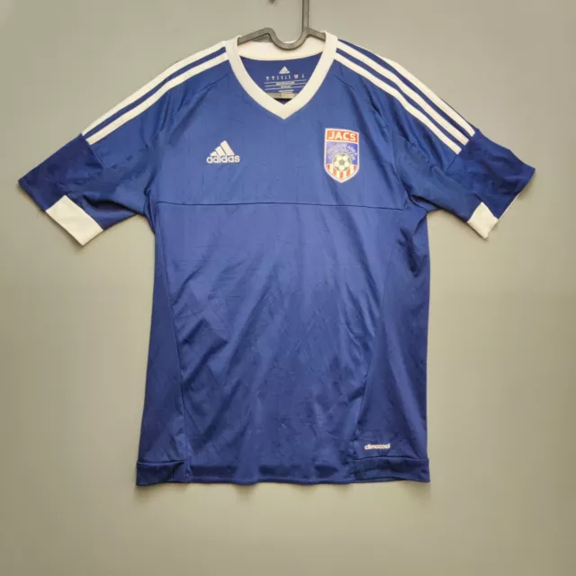 Adidas Climacool Soccer Shirt Mens Small Blue Short Sleeve Active Top USA