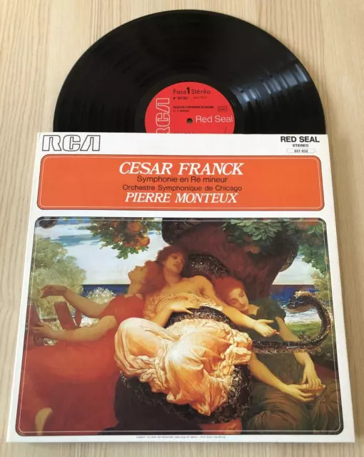 LP Disque Vinyle CESAR FRANCK Pierre Monteux Symphonie Ré mineur CHICAGO 651.032