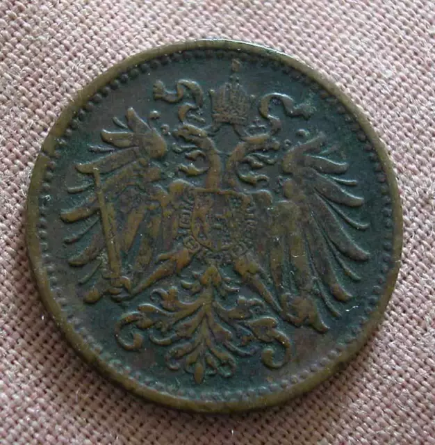 Austria - Bronze 1 Heller 1894 -Km # 2800 V.g