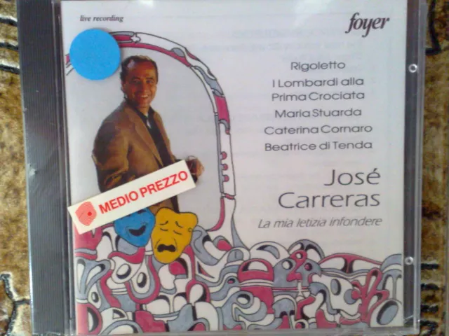 Jose’ Carreras - La Mia Letizia Infondere (Verdi, Donizetti) - Cd Nuovo (Sealed)