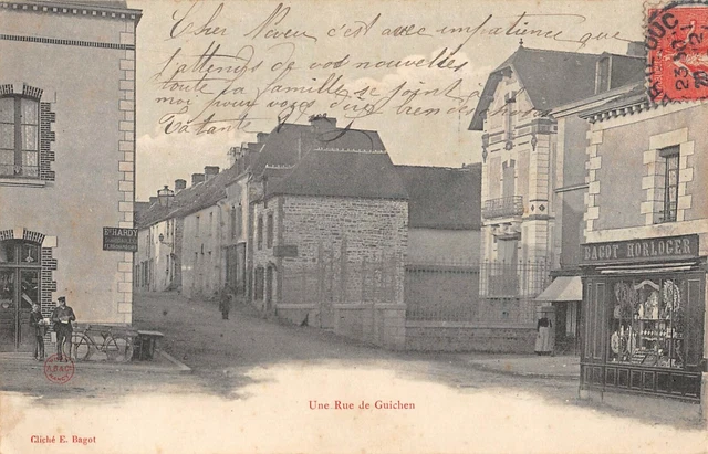 CPA 35 Ahuille Moto Club Jean-Pierre Ousset - Carte Postale Ancienne Catégorie Nationale (cliché Rare)