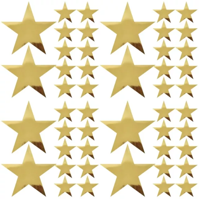 48 Pcs Fünfzackige Sternstützen Sterne Aus Papier Hochzeitsschmuck Geschnitten
