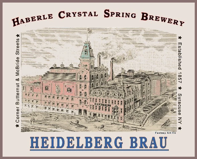 Vintage Style Beer Poster Art, Brewery, Syracuse Vintage Style Beer Poster Art, Brewery, Syracuse