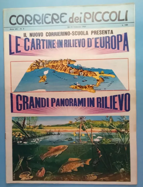 Corriere dei Piccoli del 19 febbraio 1967 n.8 - Con Corrierino scuola