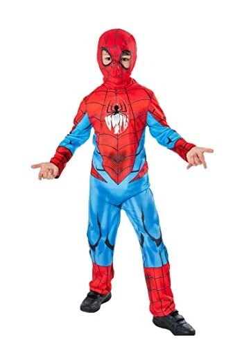 Tuta Pigiama Spiderman Per Bambini – Maniche Lunghe In Micropile Blu, Ufficiale Marvel