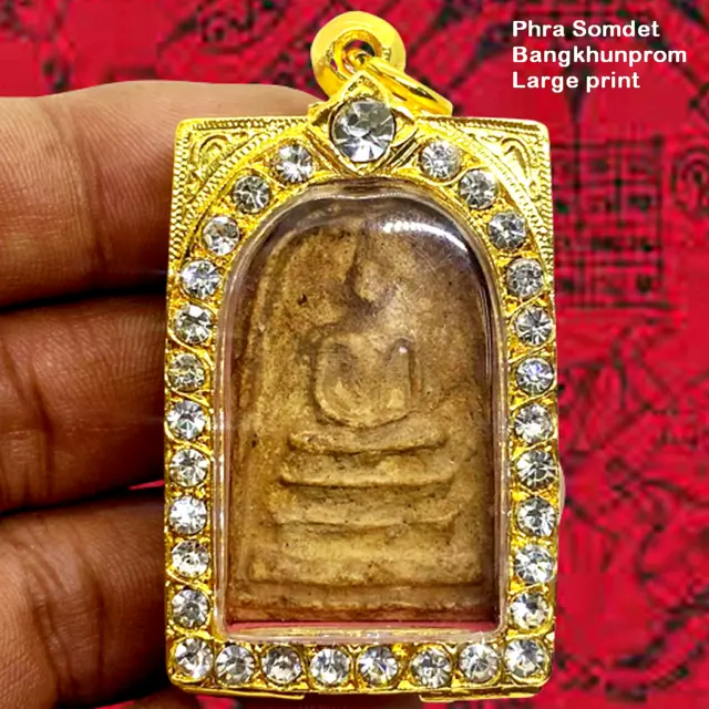Somdet Toh Phra Somdej Bangkhunprom Phim Yai Thai Amulet pendant power buddha