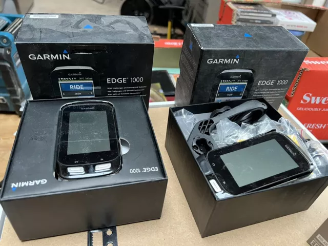 Garmin Edge 1000 Cycling GPS Computer Case And New Battery