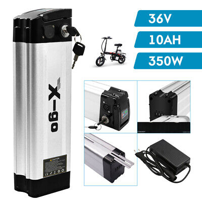 36V 10.4Ah max 360W X-go Batteria per Bicicletta Elettrica 36V 10AH 360WH Ebike Battery Li-Ion a Ioni di Litio per Motori da 50W 350W E-Bike Pedelec Bici con Caricatore 
