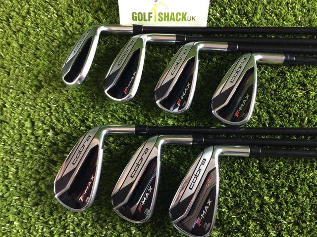 Cobra F Max One Length Irons 5-Sw with Senior Flex Graphite Shafts (10132)