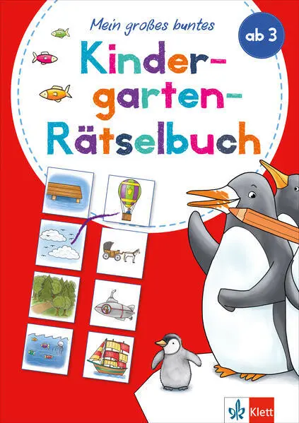 Klett Mein großes buntes Kindergarten-Rätselbuch | 2023 | deutsch