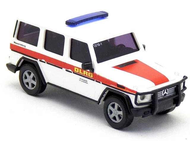 Modèle Réduit Busch 1/87 Mercedes Classe G Édition 35 - Blanc - Collection H0/échelle