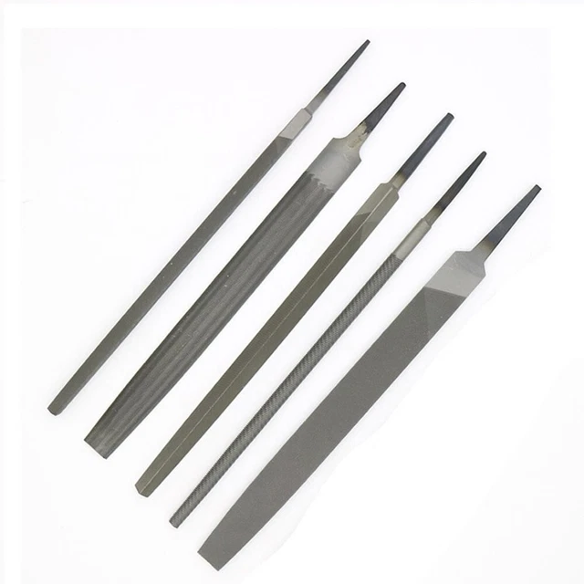 Set di file in acciaio 150 mm di alta qualità adatto per levigatura legno e mod