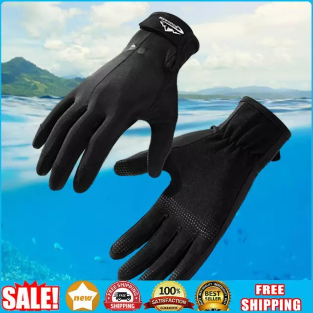 Tauchhandschuhe Elastische Paddle-Surf-Handschuhe Wassersportausrüstung (Schwarz