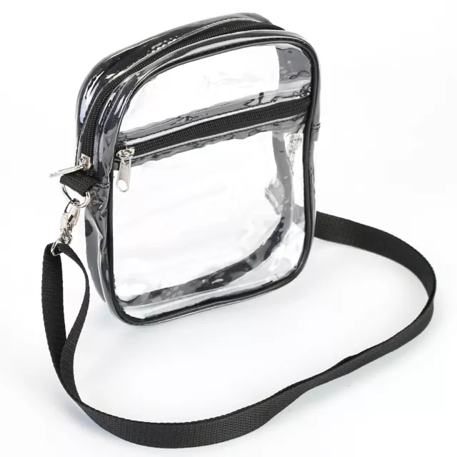 Clear Handbag Shoulder Crossbody Bag  Transparent Purse Tote Stadium Approved