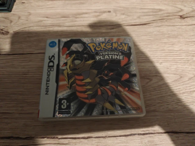 POKÉMON VERSION PLATINE Jeu Nintendo DS Version Française/ Jeu Original