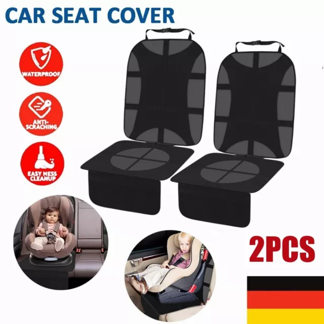 2PC Autositz Auflage Schutzunterlage Schutzbezug Kindersitz Auto Sitzschoner