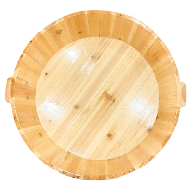 Cubo de madera para pies de spa reutilizable para pies baño cubo pie cubo de baño pie cubo pie