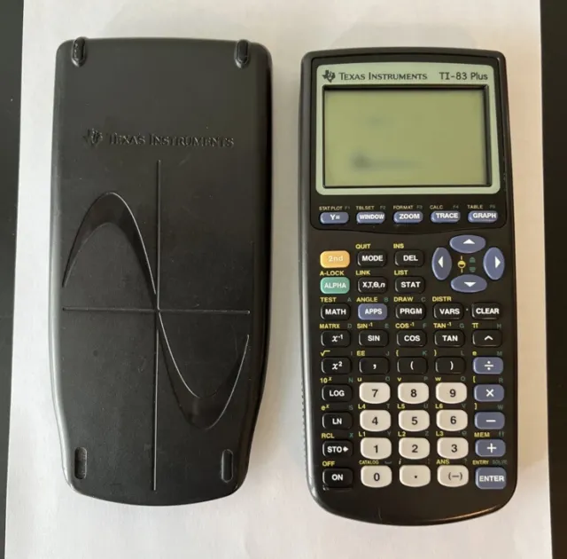 Texas Instruments TI-83 Plus Graphing Calculator w/ Cover Tested FREE SHIPPING