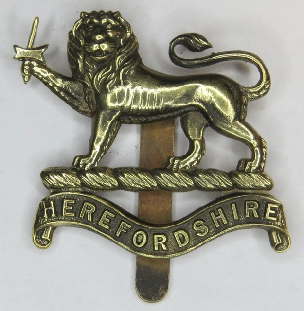 THE HEREFORDSHIRE LIGHT Infantry Regiment British Army Cap Badge £8.00