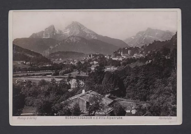 1890 Fernande Berchtesgaden Alpenruhe Photographe Vue Photo Photographe