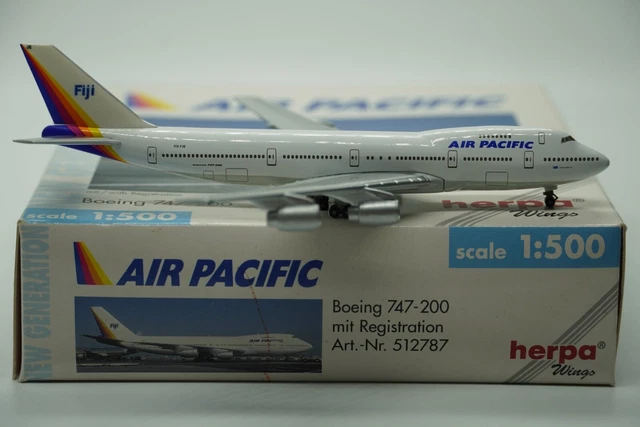 Avion Herpa Sky500 1/500 – Gulf Air B747-200 – Modèle Métal (occasion)