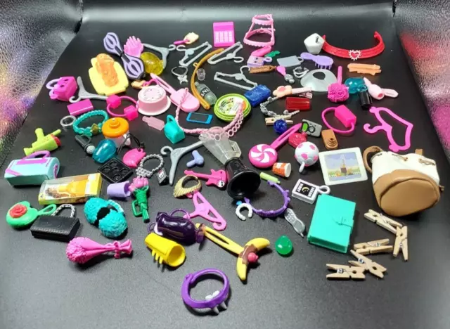 Doll Accessories Bundle, Mixed Bundle, Barbie, Sindy, Other, Bag, Belt, Hangers