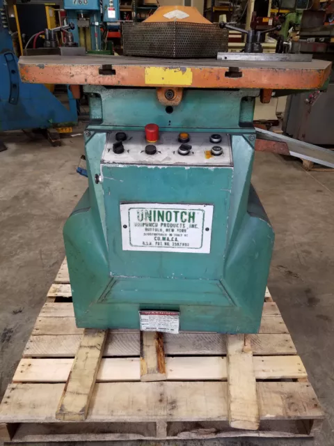 Used Uninotch Notcher Model N225 - Notching Machine - Sanson Northwest
