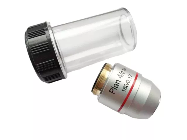 Biological Microscope 195 4x Plan Achromatic Objective Lens FotoHigh