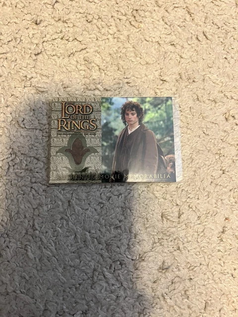 2001 2001 Tops Lord Of The Rings Frodo’s Travel Jacket Movie Memorabilia Card