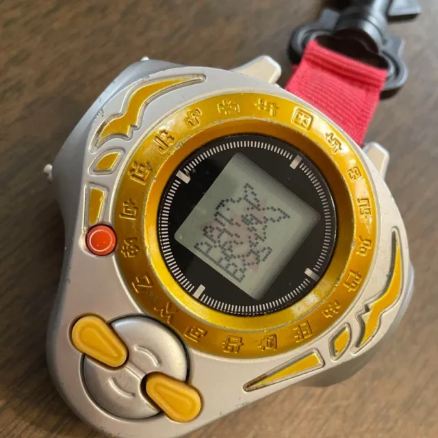 Bandai Digimon Tamers Digivice D-Ark Ultimate Version Yellow Gold Used