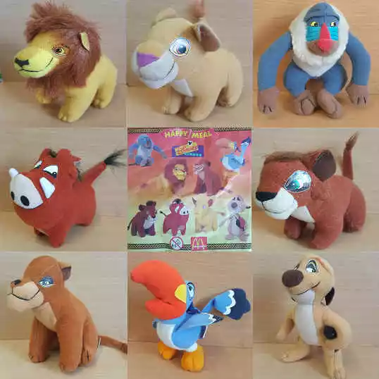 McDonalds Happy Meal Toy 1998 Walt Disney Lion King Movie Single Toys - Various