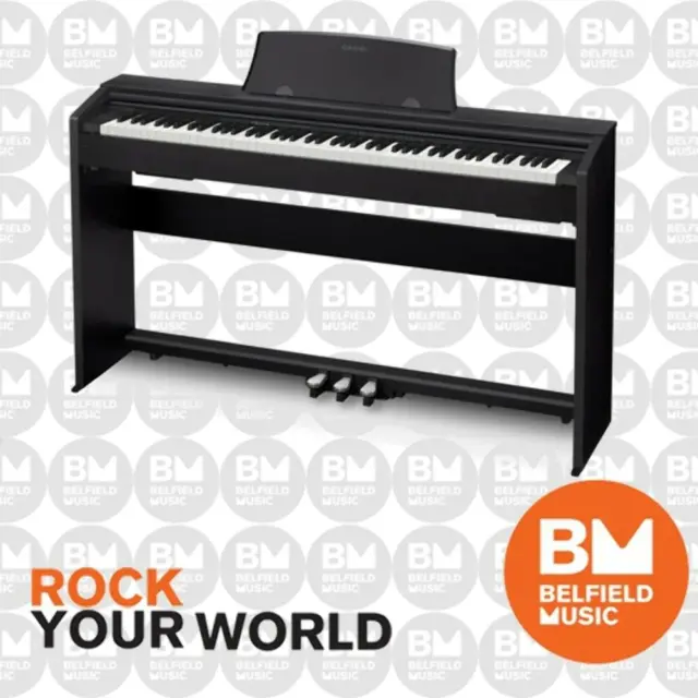 Casio Privia PX-770 Digital Piano Black 88 Weighted Keys PX770 w/ Bench - BM