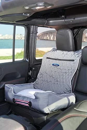 PetBed2GO, Ford, Grey, Bed Cushion & Car Seat Cover, 26x20x6, 3.5 lbs