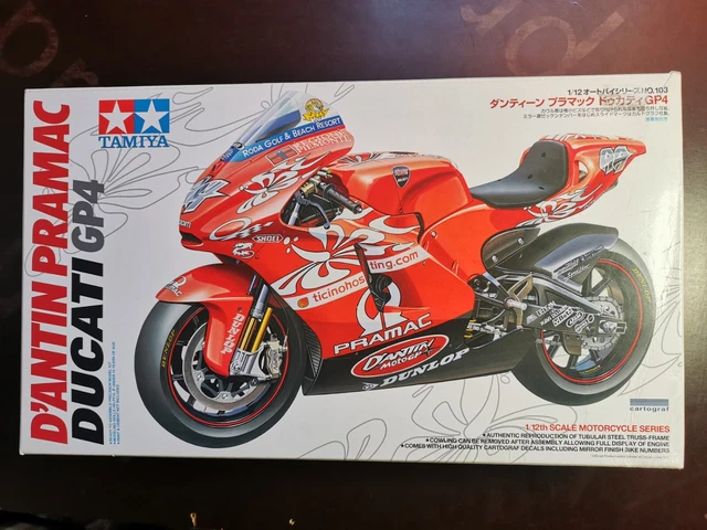 MOTO BIKE TAMIYA KIT 1/12 DUCATI GP4 N°14103