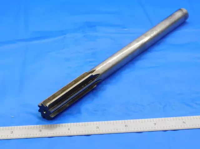 3/4" O.D. HSS CHUCKING REAMER 5/8 SHANK 8 FLUTE .75 .7500 ONSIZE 19 mm