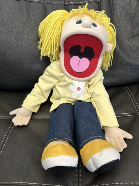 25 Amy, Peach Girl, Full Body, Ventriloquist Style Puppet