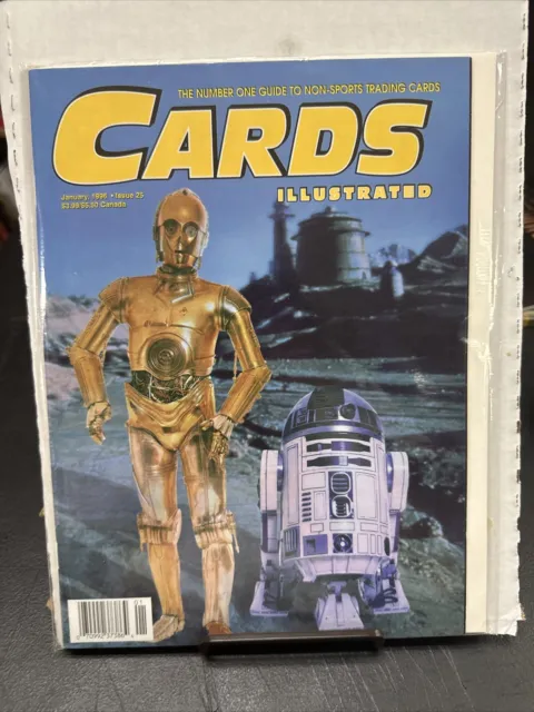 Cards Illustrated Magazine Issue 25 January 1996 Mint Condition Usa Ed Star Wars